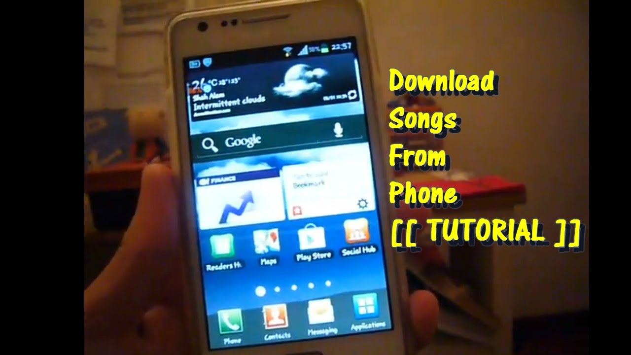 How to download songs from youtube for android phone